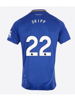 Leicester City Oliver Skipp #22 Domaci Dres 2024-25 Kratak Rukavima